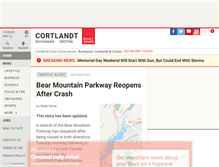 Tablet Screenshot of cortlandt.dailyvoice.com