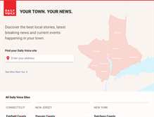 Tablet Screenshot of dailyvoice.com
