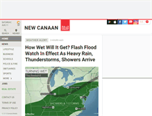 Tablet Screenshot of newcanaan.dailyvoice.com
