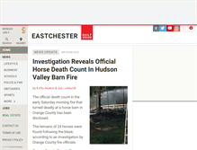 Tablet Screenshot of eastchester.dailyvoice.com