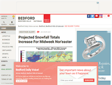 Tablet Screenshot of bedford.dailyvoice.com