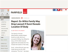 Tablet Screenshot of fairfield.dailyvoice.com