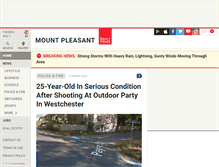 Tablet Screenshot of mountpleasant.dailyvoice.com